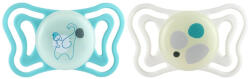 Chicco Physioforma Light szilikon ortodontikus cumi neutral 6-16h, 2 db