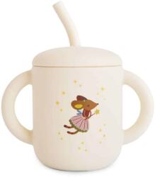 Mushie Szilikon Pohár Szívószállal Mushie - Fairy Mice