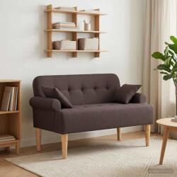vidaXL Canapea cu capitonaj butonat Maro închis 120 x 65 x 79 cm GartenMobel Dekor (42041813)