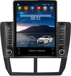 NAVIGPS Navigatie Subaru Forester din 2007 - 2012, Ecran TESLA 9.5 inch, 4 GB RAM si 64 GB ROM, Slot Sim 4G, Procesor Octa Core, Carplay integrat, Procesor Sunet Digital DSP, Android, Aplicatii, Usb