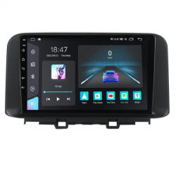 NAVIGPS Navigatie Hyundai Kona din 2018-2020, Rezolutie 2K, Display QLED 9.5 inch, 4GB RAM si 64GB ROM, Android, Procesor Octacore, Slot sim 4G, Sunet DSP, Wireless Carplay si Android Auto, Camera Marsarier,