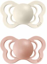 BIBS Couture anatómiai szilikon cumik 2 db - 2-es méret Ivory / Blush