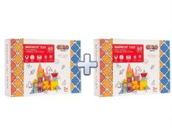 Oplo Toys Mágneses építőjáték Oplo Toys - Rainbow 60 db + Oplo Toys - Rainbow 60 db INGYEN