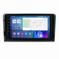 NAVIGPS Navigatie Mercedes ML GL W164 ( 2005 - 2012 ) , 4GB RAM si 64GB ROM, Ecran QLED 9 inch, Android 15, Procesor Octacore, Slot sim 4G, Sunet DSP, Wireless Carplay si Android Auto, Camera Marsarier