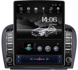 NAVIGPS Navigatie Mercedes SL R230 SL350 SL500 SL55 SL600 SL65 din 2001 - 2011, Ecran TESLA 9.7 inch, 8 GB RAM si 128 GB ROM, Android 15, Slot Sim 4G, Procesor Octa Core, Carplay Wireless si Android auto, Pro