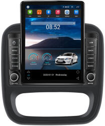 NAVIGPS Navigatie Renault Trafic 3 din 2014 - 2022, Ecran TESLA 9.7 inch, 8 GB RAM si 128 GB ROM, Android 15, Slot Sim 4G, Procesor Octa Core, Carplay Wireless si Android auto, Procesor Sunet Digital DSP, Apl