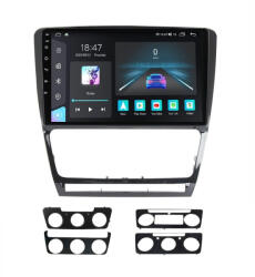 NAVIGPS Navigatie Skoda Octavia 2 din 2008 - 2013, Rezolutie 2K, Ecran QLED 10.5 inch, 8GB RAM si 128GB ROM, Android, Procesor Octacore, Slot sim 4G, Sunet DSP, Wireless Carplay