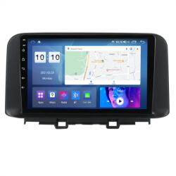 NAVIGPS Navigatie Hyundai Kona din 2018-2020, Android 15 , 4GB RAM, Octacore, Slot Sim 4G, DSP, GPS, Wi-FI, Carplay, Android Auto, USB, Bluetooth, Waze, Touchscreen, 9 inch