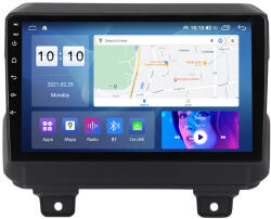 NAVIGPS Navigatie Jeep Wrangler din 2018 - 2022, 4GB RAM si 64GB ROM, Ecran QLED 9 inch, Android 15, Procesor Octacore, Slot sim 4G, Sunet DSP, Wireless Carplay si Android Auto, Camera Marsarier