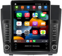 NAVIGPS Navigatie Isuzu DMAX din 2015 - 2020, Ecran TESLA 9.7 inch, 4 GB RAM si 64 GB ROM, Slot Sim 4G, Procesor Octa Core, Carplay integrat, Procesor Sunet Digital DSP, Android, Aplicatii, Usb, Wi Fi, Blueto