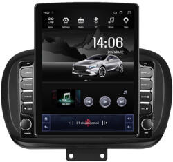 NAVIGPS Navigatie Fiat 500X din 2014-2020 Display TESLA 9.5 inch, 2GB RAM si 32GB ROM, Wireless Carplay si Android Auto, Procesor Octacore, Slot sim 4G, Sunet DSP, Camera Marsarier, Bluetooth, USB, Wi Fi, Rad
