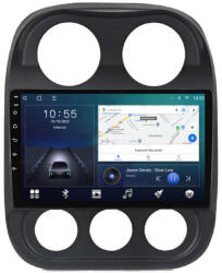 NAVIGPS Navigatie Jeep Compass din 2010-2016, Rezolutie 2K, Ecran QLED 9.5 inch, 8GB RAM si 128GB ROM, Android, Procesor Octacore, Slot sim 4G, Sunet DSP, Wireless Carplay si Android Auto