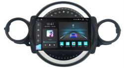 NAVIGPS Navigatie Mini Cooper din 2007-2015, Rezolutie 2K, Ecran QLED 9.5 inch, 8GB RAM si 128GB ROM, Android, Procesor Octacore, Slot sim 4G, Sunet DSP, Wireless Carplay