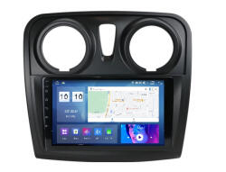 NAVIGPS Navigatie Dacia Logan 2 Sandero Dokker din 2012-2019, Android 14, Wireless Carplay si Android Auto, 2GB RAM si 32GB ROM, Display IPS 9 inch, Camera Marsarier, Internet, Aplicatii, Wi Fi, Usb, Bluetoot