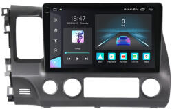 NAVIGPS Navigatie Honda Civic din 2005-2012, Rezolutie 2K, Ecran QLED 10.5 inch, 8GB RAM si 128GB ROM, Android, Procesor Octacore, Slot sim 4G, Sunet DSP, Wireless Carplay