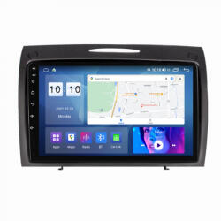 NAVIGPS Navigatie compatibila cu Mercedes SLK R171 din 2000-2011, Android 15 Wireless Carplay si Android Auto, 2GB RAM si 32GB ROM, Display IPS 9 inch, Camera Marsarier, Internet, Aplicatii, Wi Fi, Usb, Blue
