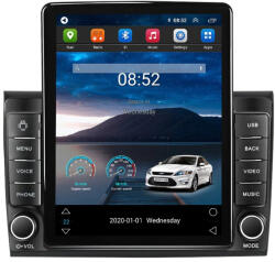 NAVIGPS Navigatie Fiat Bravo din 2007-2012, Display TESLA 9.5 inch, 2GB RAM si 32GB ROM, Wireless Carplay si Android Auto, Procesor Octacore, Slot sim 4G, Sunet DSP, Camera Marsarier, Bluetooth, USB, Wi Fi, R