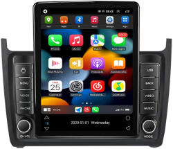 NAVIGPS Navigatie VW Polo din 2009 - 2017, Ecran TESLA 9.7 inch, 4 GB RAM si 64 GB ROM, Slot Sim 4G, Procesor Octa Core, Carplay integrat, Procesor Sunet Digital DSP, Android, Aplicatii, Usb, Wi Fi