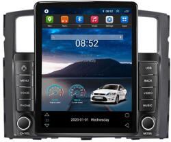 NAVIGPS Navigatie Mitsubishi Pajero din 2006 - 2018, Ecran TESLA 9.7 inch, 4 GB RAM si 64 GB ROM, Slot Sim 4G, Procesor Octa Core, Carplay integrat, Procesor Sunet Digital DSP, Android, Aplicatii, Usb, Wi Fi,