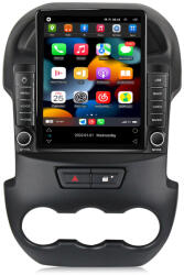 NAVIGPS Navigatie Ford Ranger din 2011 - 2016, Ecran TESLA 9.5 inch, 4 GB RAM si 64 GB ROM, Slot Sim 4G, Procesor Octa Core, Carplay integrat, Procesor Sunet Digital DSP, Android, Aplicatii, Usb