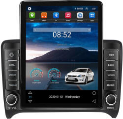 NAVIGPS Navigatie Audi TT din 2006-2014, Display TESLA 9.5 inch, 2GB RAM si 32GB ROM, Wireless Carplay si Android Auto, Procesor Octacore, Slot sim 4G, Sunet DSP, Camera Marsarier, Bluetooth, USB, Wi Fi, Radi