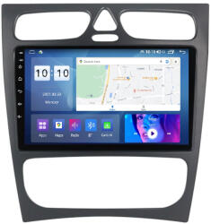 NAVIGPS Navigatie Mercedes C Class W203 W209 Facelift din 2004-2011, Android 15 , 4GB RAM, Octacore, Slot Sim 4G, DSP, GPS, Wi-FI, Carplay, Android Auto, USB, Bluetooth, Waze, Touchscreen, 9 inch