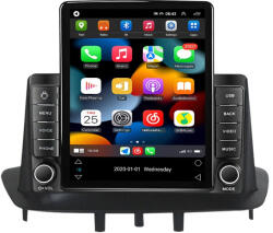 NAVIGPS Navigatie Renault Megane 3 Fluence din 2009 - 2015, Ecran TESLA 9.7 inch, 8 GB RAM si 128 GB ROM, Android 15, Slot Sim 4G, Procesor Octa Core, Carplay Wireless si Android auto, Procesor Sunet Digital