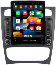 NAVIGPS Navigatie Mercedes C Clas W203 W209 din 2000 - 2005, Ecran TESLA 9.7 inch, 8 GB RAM si 128 GB ROM, Android 15, Slot Sim 4G, Procesor Octa Core, Carplay Wireless si Android auto, Procesor Sunet Digital