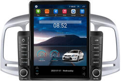 NAVIGPS Navigatie Hyundai accent 2006-2011 Ecran TESLA 9.7 inch, 8 GB RAM si 128 GB ROM, Android 15, Slot Sim 4G, Procesor Octa Core, Carplay Wireless si Android auto, Procesor Sunet Digital DSP