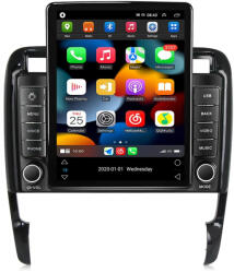 NAVIGPS Navigatie Porsche Cayenne din 2002 - 2010, Ecran TESLA 9.7 inch, 8 GB RAM si 128 GB ROM, Android 15, Slot Sim 4G, Procesor Octa Core, Carplay Wireless si Android auto, Procesor Sunet Digital DSP, Apli