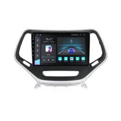 NAVIGPS Navigatie Jeep Grand Cherokee din 2014-2020, Rezolutie 2K, Ecran QLED 9.5 inch, 8GB RAM si 128GB ROM, Android, Procesor Octacore, Slot sim 4G, Sunet DSP, Wireless Carplay