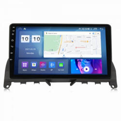 NAVIGPS Navigatie Mercedes W204 C Class din 2006 - 2012, 8GB RAM si 128GB ROM, Ecran QLED 9 inch, Android 15, Procesor Octacore, Slot sim 4G, Sunet DSP, Wireless Carplay si Android Auto, Camera Marsarier