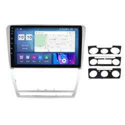 NAVIGPS Navigatie Android 14 cu Carplay pt Skoda Octavia 2 Fabia Superb 2 Roomster Yeti , Ecran 9 inch IPS , 2 GB RAM +32 GB ROM , Internet , 4G , Aplicatii , Waze , Wi Fi , Usb , Bluetooth , Mirr