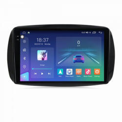 NAVIGPS Navigatie Smart Fortwo din 2015-2020, Rezolutie 2K, Ecran QLED 9.5 inch, 8GB RAM si 128GB ROM, Android, Procesor Octacore, Slot sim 4G, Sunet DSP, Wireless Carplay si Android Auto