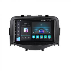 NAVIGPS Navigatie TOYOTA AYGO , 2014 - 2021, Rezolutie 2K, Ecran QLED 9.5 inch, 8GB RAM si 128GB ROM, Android, Procesor Octacore, Slot sim 4G, Sunet DSP, Wireless Carplay