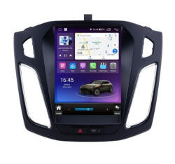 NAVIGPS Navigatie dedicata cu Android tip tesla Ford Focus 3 2011 - 2018, 8GB RAM, Radio GPS Dual Zone, Touchscreen IPS 9.7 HD, Internet Wi-Fi si slot SIM 4G, Bluetooth, MirrorLink, USB