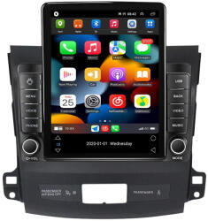 NAVIGPS Navigatie Mitsubishi Outlander din 2006 - 2014, Ecran TESLA 9.7 inch, 4 GB RAM si 64 GB ROM, Slot Sim 4G, Procesor Octa Core, Carplay integrat, Procesor Sunet Digital DSP, Android, Aplicatii, U