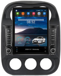 NAVIGPS Navigatie Jeep Compass din 2010-2016, Display TESLA 9.5 inch, 2GB RAM si 32GB ROM, Wireless Carplay si Android Auto, Procesor Octacore, Slot sim 4G, Sunet DSP, Camera Marsarier, Bluetooth, USB, Wi Fi,