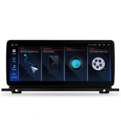 NAVIGPS Navigatie BMW Seria 1 E87 (2006-2009), Varianta CCC, Ecran 12.3 inch QLED rezolutie 2K, Android 15 , 4GB RAM si 64 GB ROM, Carplay si Android Auto Wireless, Procesor Octacore, Slot SIM 4G, Wi Fi