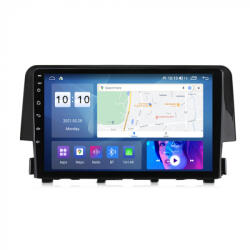 NAVIGPS Navigatie Honda Civic din 2015-2020, Android 14, Wireless Carplay si Android Auto, 2GB RAM si 32GB ROM, Display IPS 9 inch, Camera Marsarier, Internet, Aplicatii, Wi Fi, Usb, Bluetooth
