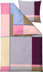 Södahl Lenjerie de pat Colour Block 140 x 220 cm lavandă cu față de pernă 60 x 63 cm (38043) Lenjerie de pat