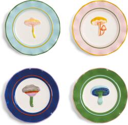 &K Amsterdam Farfurii de desert Magic Mushroom 16 cm, 4 buc (2834-01)