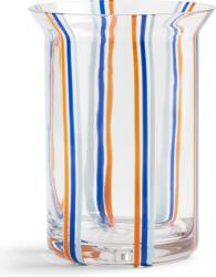 &K Amsterdam Vază Yogu Stripe 24, 5 cm, albastră (2905-03)