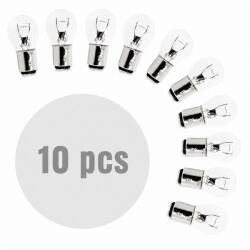Carguard Set 10 becuri auto P21/5W BAY15d 12V 21/5W alb Carguard (BAA024)
