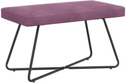 vidaXL banca Simplu Violet 80 x 40 x 45 cm Catifea GartenMobel Dekor (42038342)