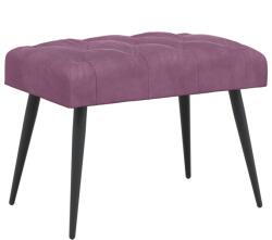 vidaXL Banca cu butoane capitonate Violet 60 x 40 x 45 cm Catifea GartenMobel Dekor (42038556)