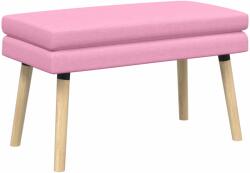 vidaXL Banca cu doua straturi Roz 80 x 40 x 47 cm Tesatura GartenMobel Dekor (42038443)