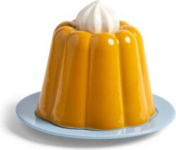 &K Amsterdam Farfurie cu capac Pudding albastru-galben (2843-02)
