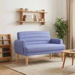 vidaXL Canapea cu capitonaj butonat Albastru Jeans 116 x 67 x 80 cm GartenMobel Dekor (42041787)