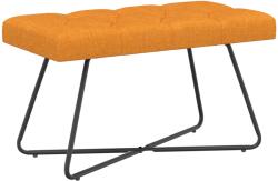 vidaXL Banca cu butoane capitonate Galben Intunecat 80 x 40 x 46 cm GartenMobel Dekor (42038366)